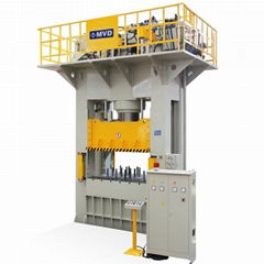 four-column single-movement hydraulic press for sheet metal drawing (Stamping)