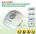 Home Sentinel Riddex Ultrasonic Pest Repeller with Switch And an extra outlet An 1