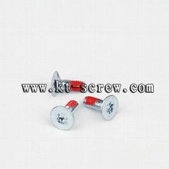 security screw of nylok anti-loose screw