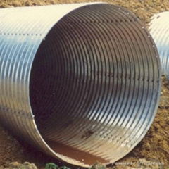 large diameter semicircle steel culvert