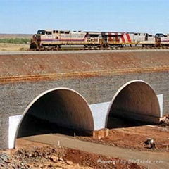 corrugated arched steel plate