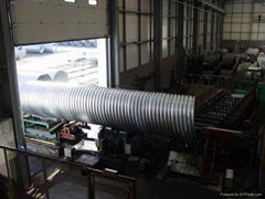 corrugated steel culvert pipe