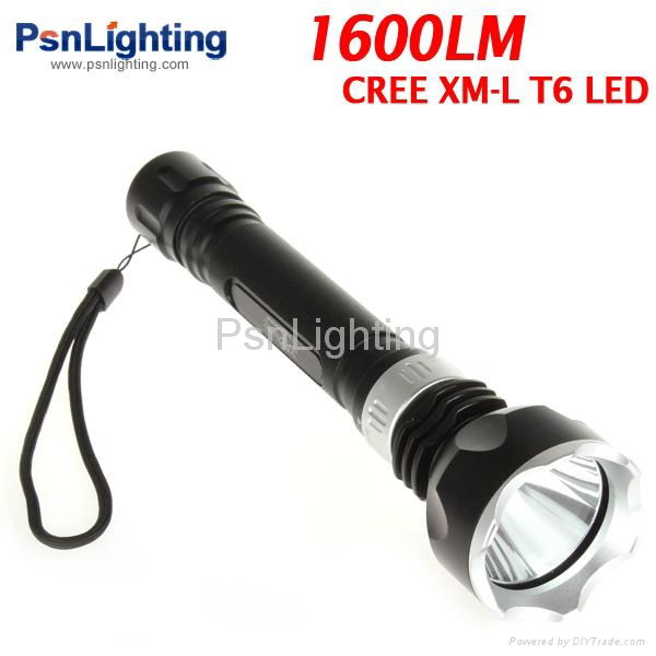 CREEXML-T6 LED Aluminum Diving flashlight