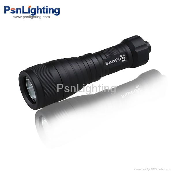  Supfire D4 CREE XML U2 LED Diving Flashlight