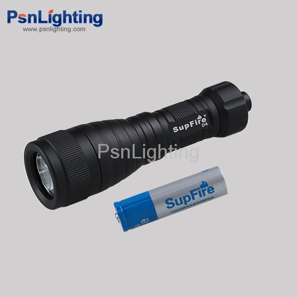  Supfire D4 CREE XML U2 LED Diving Flashlight 3