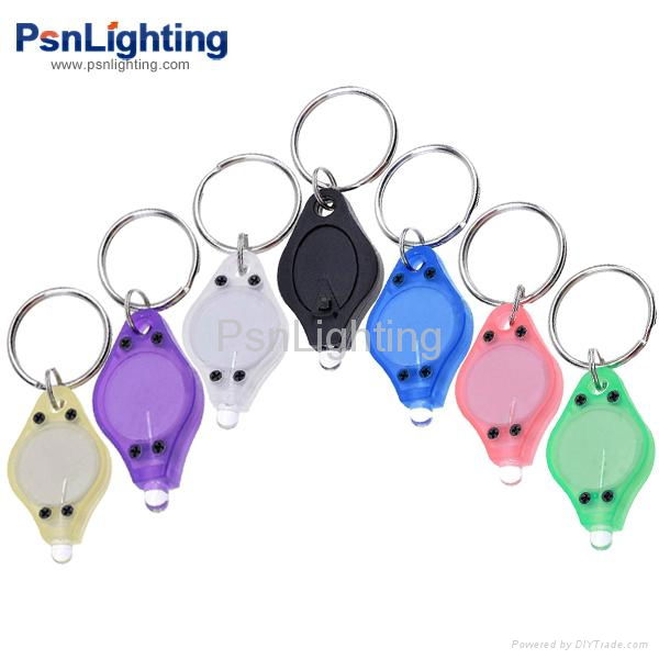 LED white light 20,000mcd plastic keychain