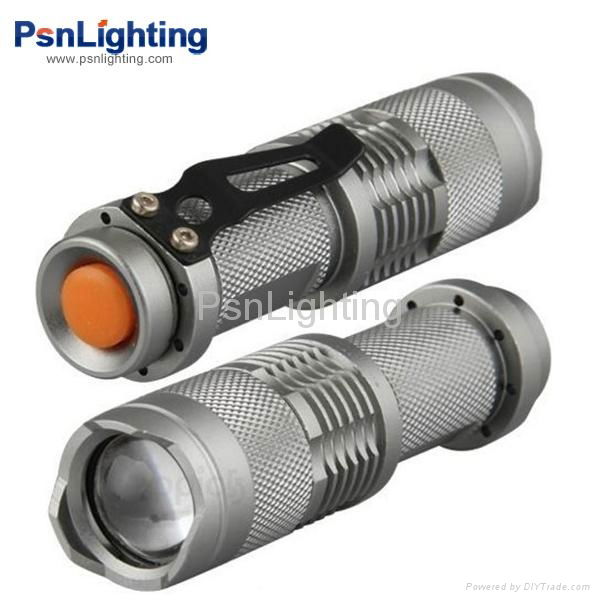 Smart Focusing CREE Q5 LED Flashlight Torch 4