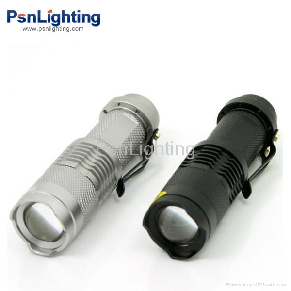 Smart Focusing CREE Q5 LED Flashlight Torch