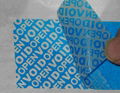 藍色VOID防偽不干膠標籤