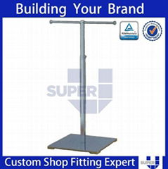 2 tier rotating accessories display stand