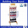 Branded Accessories Hanging Display Stands with Rubber Castor 4