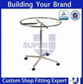 Retail Store Round Rotating Garment Display Rack 2