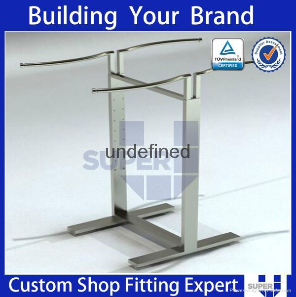 Clothing Shop Double Side Adjustable Floor Standing Display