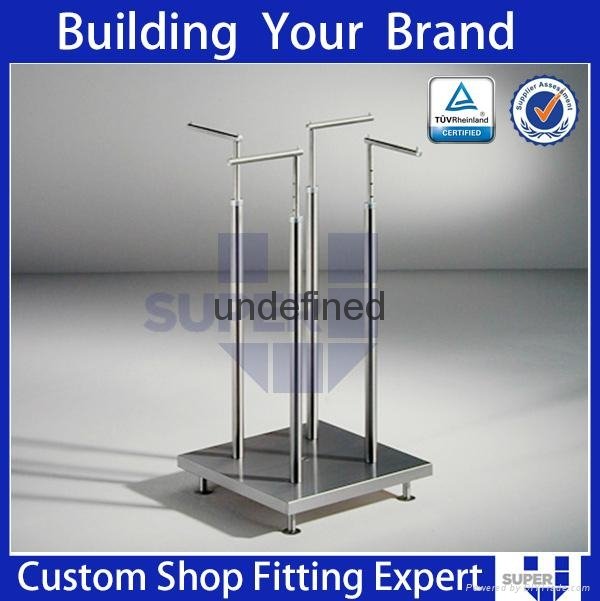 Clothing Shop Double Side Adjustable Floor Standing Display 2