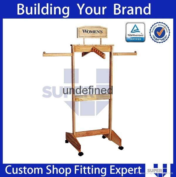 Clothing Shop Double Side Adjustable Floor Standing Display 3