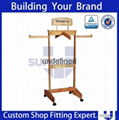 Clothing Shop Double Side Adjustable Floor Standing Display 3