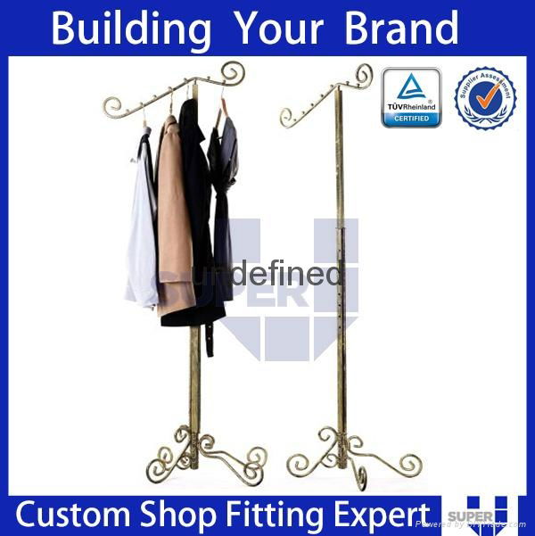 Clothing Shop Double Side Adjustable Floor Standing Display 4