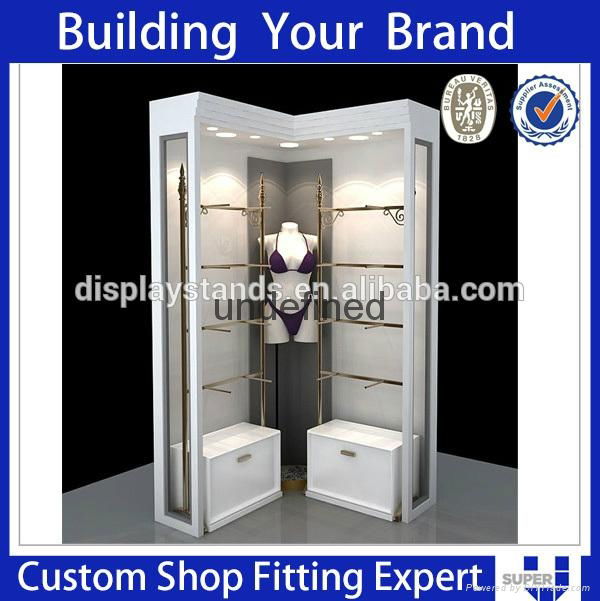 Underwear Shop Decoration Slatwall Graphic Display Rack 3