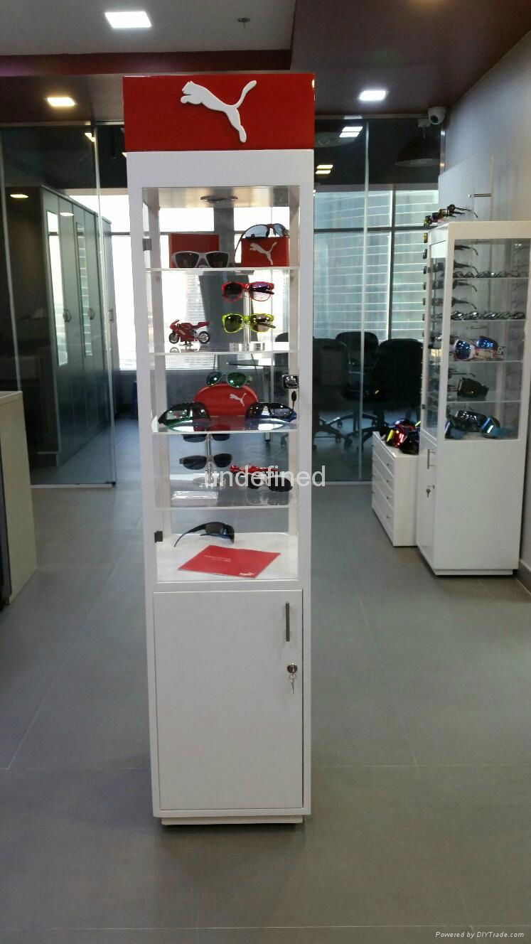 Hot sale lockable eyewear display cabinet for many brands 5