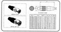 Hirose HR10A-7P-4S(73) HR10-7P-4P(73) Micro-connectors male connector 4 pins 4