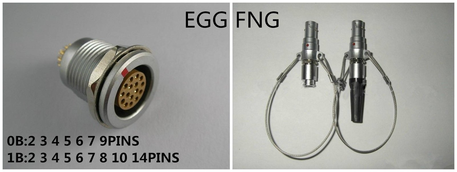 LEMO connector FNG EGG 0B 1B 2 3 4 5 6 7 8 10 14PINS connector metal plug 