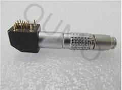  	LEMO S connector:EPL.1S.302 2Pins Elbow (90) socket for printed circuit