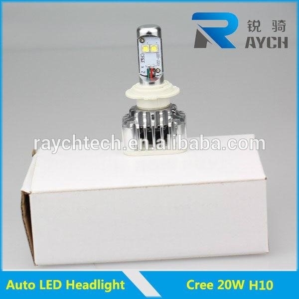 New generation 20w 30w 2000lm 3000lm led car headlight kit h10 led headlights