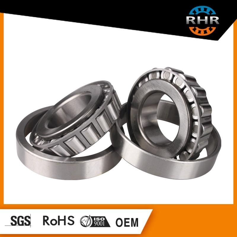 Long life and low noise tapered roller bearing 30203