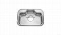 Stainless Steel Kitchen sink single bowl JIS740 1