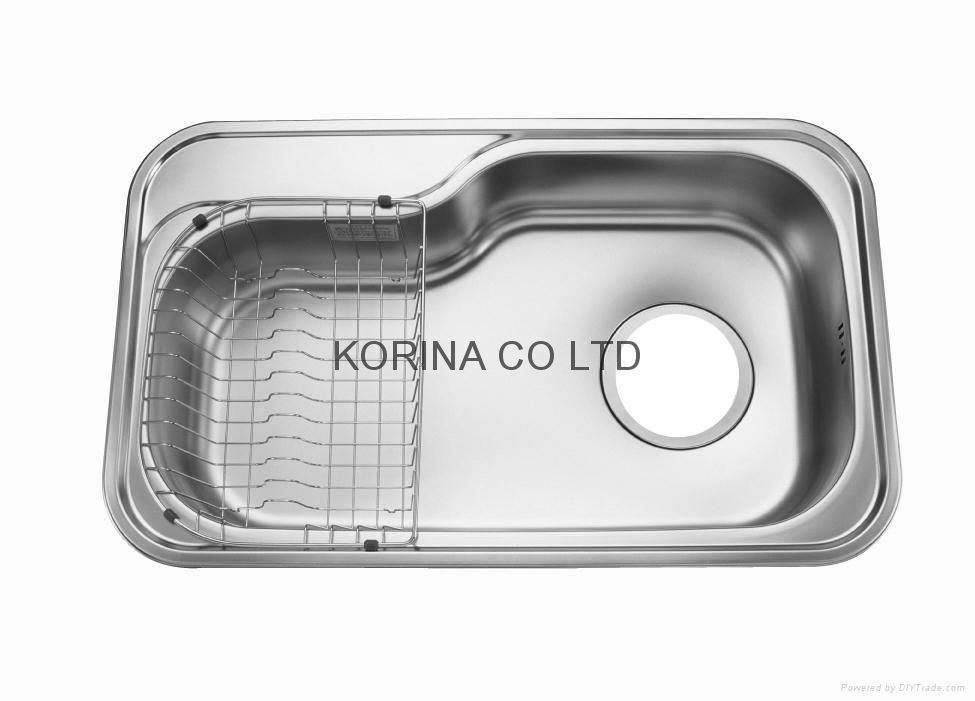 Stainless Steel Kitchen sink single bowl JIS840