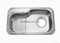 Stainless Steel Kitchen sink single bowl JIS840 1