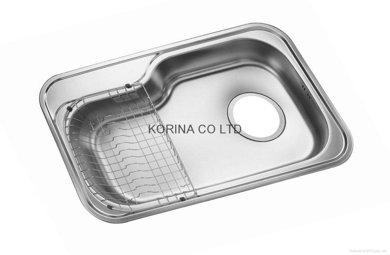 Stainless Steel Kitchen sink single bowl JIS840 3