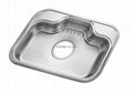 Stainless Steel Kitchen sink single bowl JIS740 2