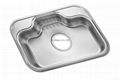 Stainless Steel Kitchen sink single bowl JIS740 3