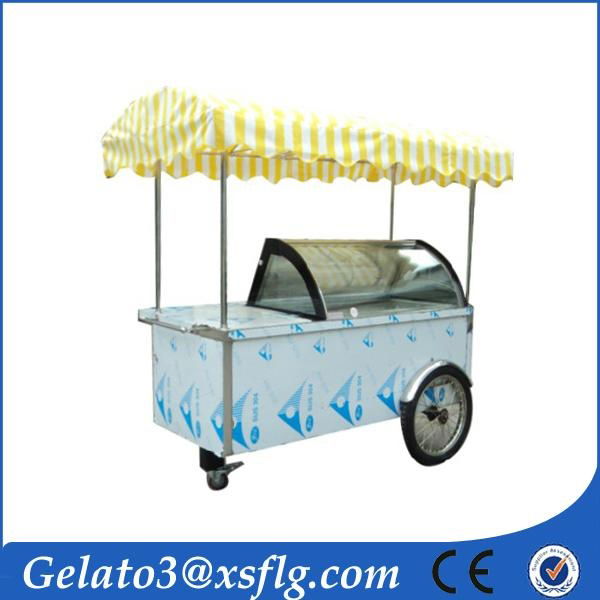 XSFLG B4 Popsicle lolly ice cream cart for sale 3