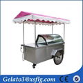 air cooling ice cream cart gelato cart for sale 2