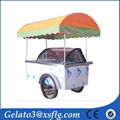 air cooling ice cream cart gelato cart