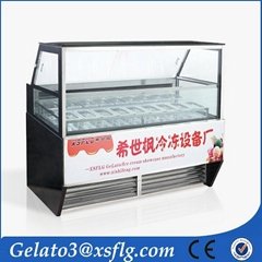 B21 Popsicle air cooler ice cream showcase display for sale