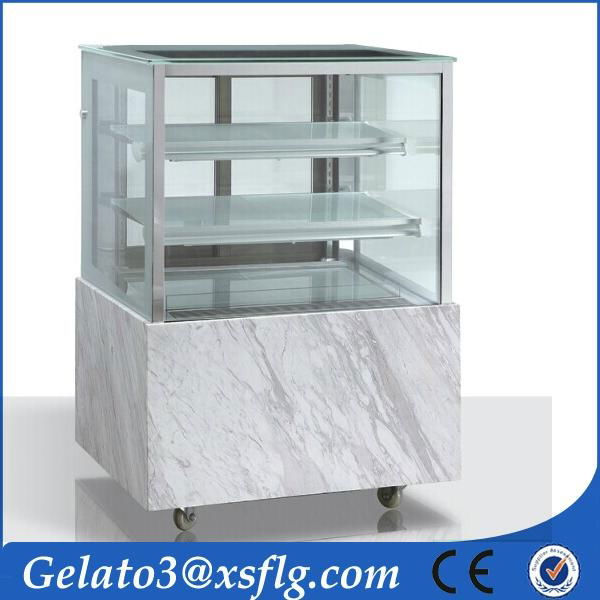 China SFC cake showcase chiller Cake Pastry Display