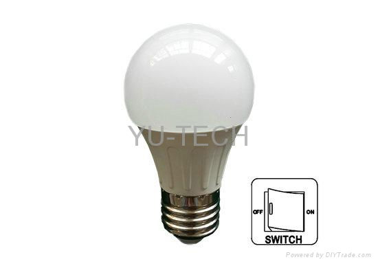 E27开关调光LED球泡灯LED灯泡9W 12W 200-240VAC