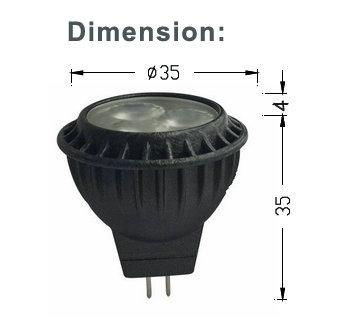 3W MR11/GU4 射灯 5