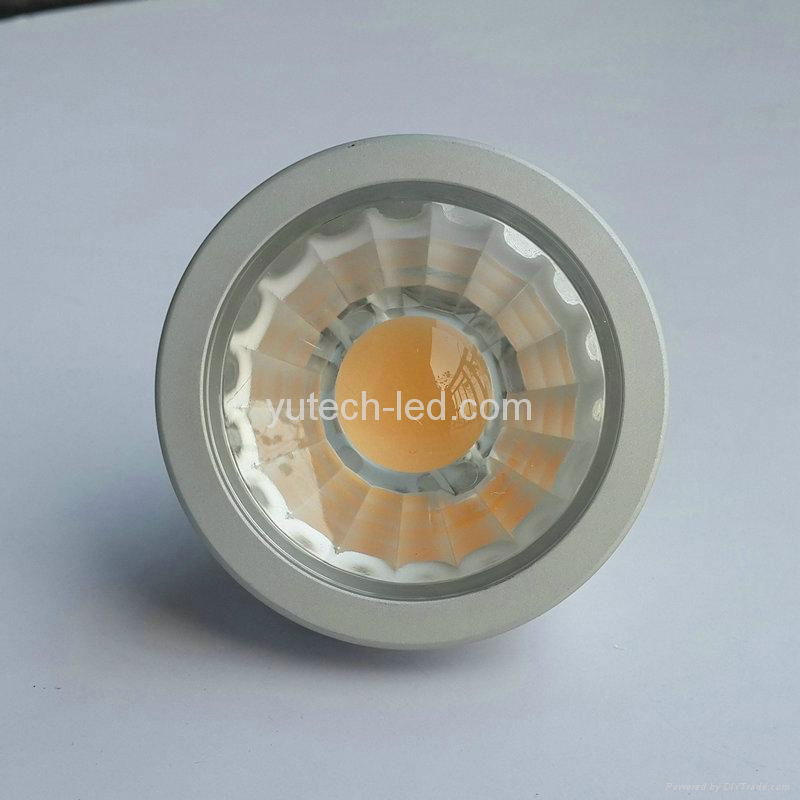 GU10 COB LED Spotlight Die-casting Aluminum 3W-5W 4