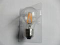 Dimmable filament led bulb A60 with E27 E26 B22 Base CRI90 2200K 2500K 2700K 5