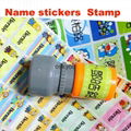 PVC waterproof kids student cartoon name sticker label 4