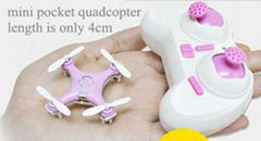 2.4G 4CH mini pocket RC UFO quadcopter 3D rotation