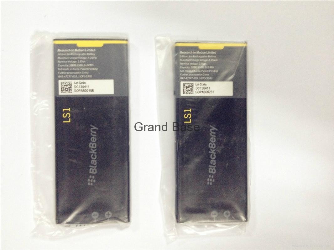 Rechargerable LS1 mobile phone battery for blackberry Z10 phone 3