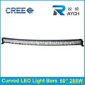 Newest Double Row 50 inch 288W Off Road Curved led light bar