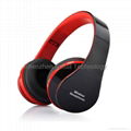 Over-ear Bluetooth headphone with Stretchable & Foldable Wireless Headband  3