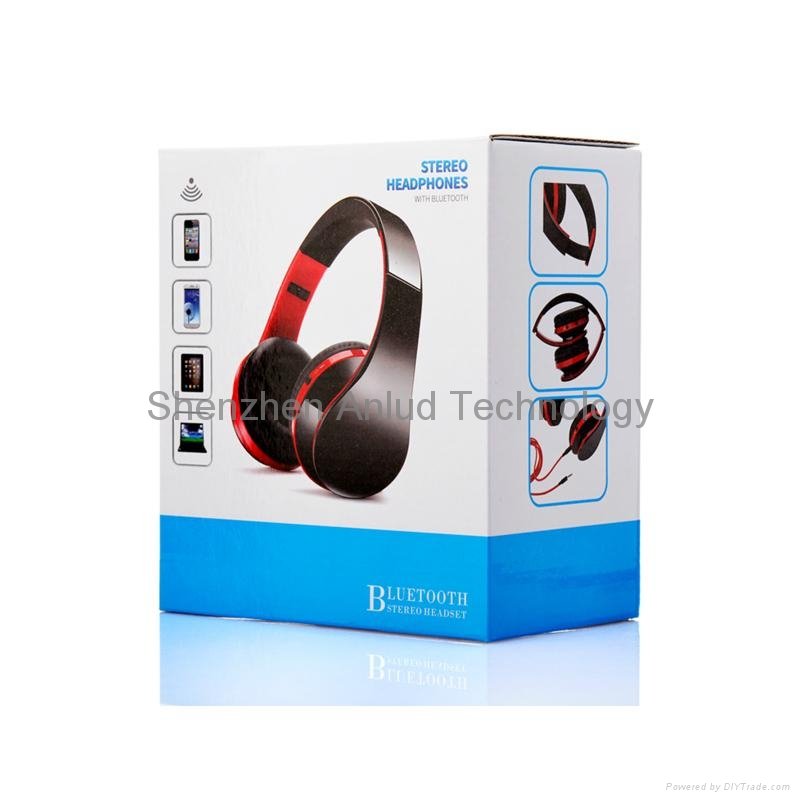 Bluetooth headphone Hansfree Music-player and Phonecall 5
