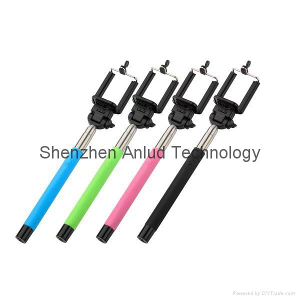 Bluetooth Selfie Stick Monopod With Button for Camera shutter Remote